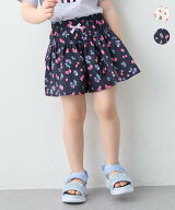 ANY KIDS 総柄フルーツ キュロット エニィ パンツ キュロット ネイビー ベージュ