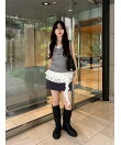 【WEB限定カラー】レイヤードニットトップス