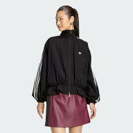 adidas 【公式】アディダス adidas 返品可 ブラウジー オーバーサイズ トラックトップ アディダス トップ…