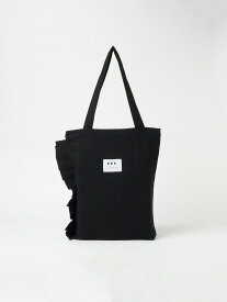 three dots Rayon linen bag スリードッツ バッグ その他のバッグ ブラック ベージュ ブルー【送料無料】