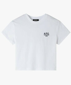 A.P.C. Boxy Rue Madame Tシャツ アー・ぺー・セー トップス カットソー・Tシャツ ホワイト【送料無料】