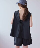 【SALE／10%OFF】SEA DRESS バックリボン セットアップ / 水着 ノースリーブ インナービキニ 速乾 ドッキ…