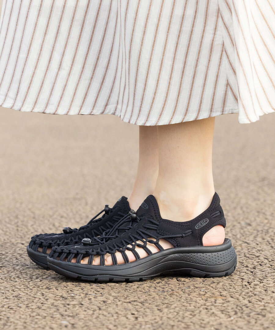 KEEN WOMEN UNEEK ASTORIA レディース ユニーク アストリア キーン シューズ・靴 サンダル ブラック【送料無料】 - メイン画像 10