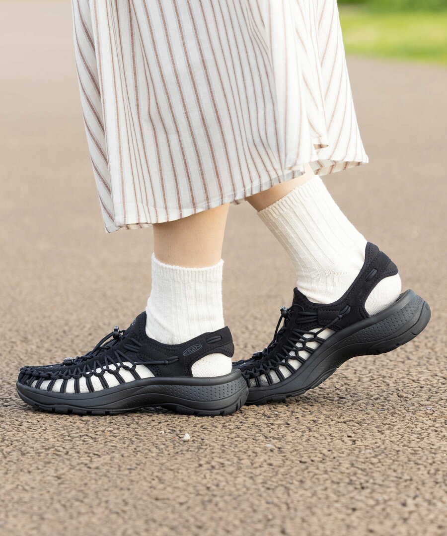 KEEN WOMEN UNEEK ASTORIA レディース ユニーク アストリア キーン シューズ・靴 サンダル ブラック【送料無料】 - メイン画像 11