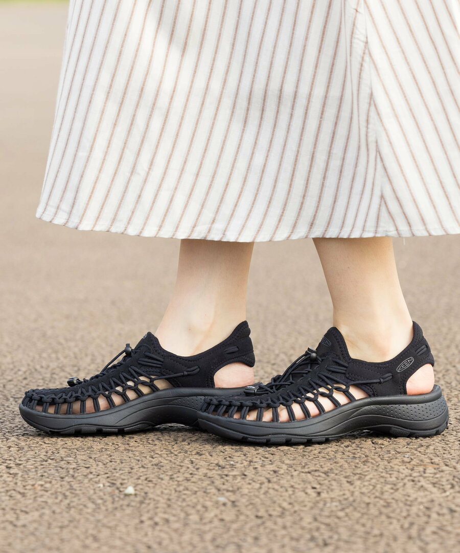 KEEN WOMEN UNEEK ASTORIA レディース ユニーク アストリア キーン シューズ・靴 サンダル ブラック【送料無料】 - メイン画像 8