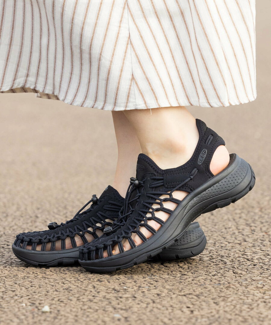 KEEN WOMEN UNEEK ASTORIA レディース ユニーク アストリア キーン シューズ・靴 サンダル ブラック【送料無料】 - メイン画像 9