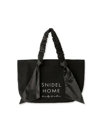 SNIDEL HOME オーガニックキャンバストート -BIG- スナイデルホーム バッグ その他のバッグ ブラック【送料無料】