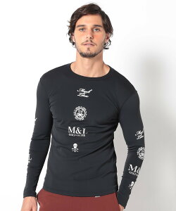 �ySALE�^30%OFF�zMARK & LONA Impetus Fever Tech Inner �b MEN �}�[�N�A���h���i �g�b�v�X �J�b�g�\�[�ET�V���c �u���b�N�y���������z