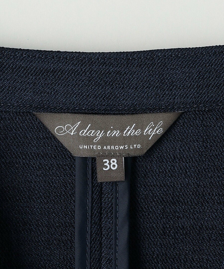 【SALE/70%OFF】a day in the life スラブツイル デザインラペルジャケット -マシンウォッシャブル・セットアップ対応-<A DAY IN THE LIFE> ユナイテッドアローズ アウトレット スーツ・フォーマル スーツジャケット グレー - メイン画像 20