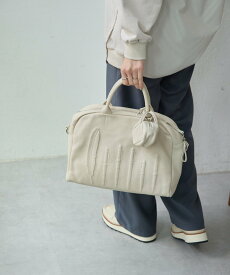 ear PAPILLONNER 【IOPELLE(イオペレ)】ear別注SETボストンバッグ イア パピヨネ バッグ ボストンバッグ ホワイト ブラック【送料無料】