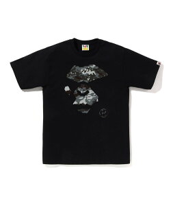 A BATHING APE MULTI PIXEL CAMO MAD APE FACE TEE �A �x�C�V���O �G�C�v �g�b�v�X �J�b�g�\�[�ET�V���c �u���b�N �z���C�g�y���������z