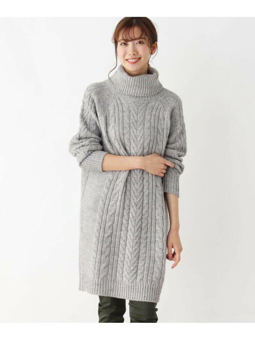 Shoo La Rue M 3l 洗濯機可 チクチクしにくいもちもちバルキーケーブルワンピース Rakuten Fashion 楽天ファッション 旧楽天ブランドアベニュー T