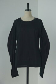 BLACK BY MOUSSY curved sleeve tops ブラックバイマウジー トップス カットソー・Tシャツ ホワイト ブラック イエロー【送料無料】