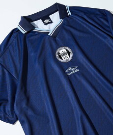 UMBRO 別注 Soccer Game Harf Sleeve Shirt Double Logo フリークスストア トップス ポロシャツ ホワイト グリーン ネイビー【送料無料】