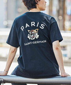 Paris Saint-Germain 《予約》追加【Paris Saint-Germain】カレッジロゴ刺しゅう Tシャツ エディフィス トップス カットソー・Tシャツ ブラウン ブラック ホワイト【送料無料】