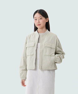 �ySALE�^30%OFF�zSnow Peak Cample Women's Bomber Jacket �X�m�[�s�[�N �W���P�b�g�E�A�E�^�[ �u���]���E�W�����p�[ �J�[�L�O���[�� �O���[ �z���C�g�y���������z