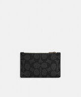 【SALE／40%OFF】COACH OUTLET 【公式】ジップ カード ケース・シグネチャー キャンバス コーチ　アウト…