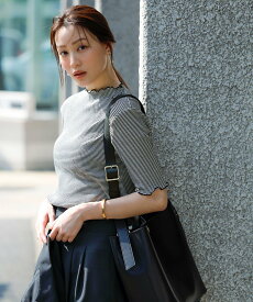 【SALE／30%OFF】ANY SIS L 【UVケア・接触冷感】キシリトール加工冷感 カットソー エニィスィス トップス カットソー・Tシャツ ブルー ホワイト ブラック