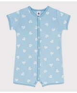 【SALE／10%OFF】PETIT BATEAU ハートプリントショートロンパース プチバトー マタニティウェア・ベビー…