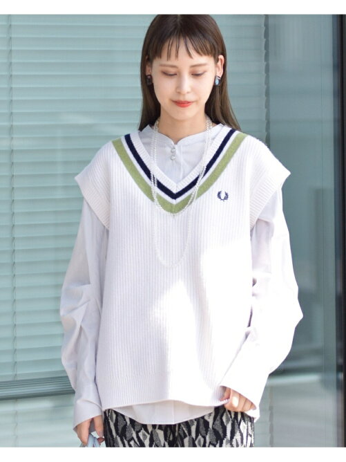 Beams Women Fred Perry Ray Beams 別注 チルデン ニット ベスト Rakuten Fashion 楽天ファッション 旧楽天ブランドアベニュー Dj2293 Beams Women Fred Perry Ray Beams 別注 チルデン ニット ベスト Rakuten Fashion 楽天ファッション 旧楽天ブランドアベニュー Dj2293