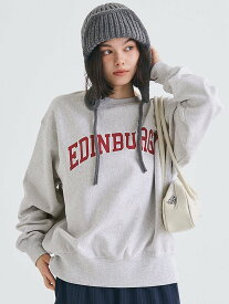 【SALE／63%OFF】coca バルキー裏起毛カレッジスウェット コカ トップス スウェット・トレーナー ネイビー レッド ホワイト グレー