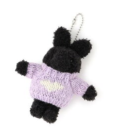 【SALE／50%OFF】Lovetoxic うさぎニットキーホルダー ナルミヤオンライン ファッション雑貨 チャーム・キーチェーン ピンク オレンジ ホワイト レッド パープル グリーン ブルー イエロー ブラック
