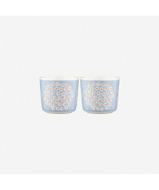 【SALE／30%OFF】Marimekko 【日本限定】Puketti コーヒーカップセット(ハンドルなし)200ml マリメッコ ファッション雑貨 その他のファッション雑貨 オレンジ【送料無料】
