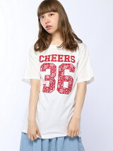 【BROWNY】(L)ペイズリーナンバリングTシャツ