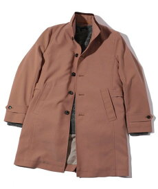 【SALE／50%OFF】MEN'S BIGI 【ACTIVE TAYLOR】リサイクルポリエステルスタンドカラーコート メンズ ビギ ジャケット・アウター その他のジャケット・アウター オレンジ ベージュ ネイビー ブラック【送料無料】