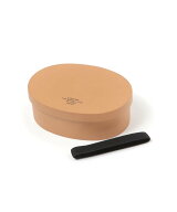 LAKOLE わっぱ風小判型ランチボックス ラコレ 食器・調理器具・キッチン用品 弁当箱・ランチボックス ブ…