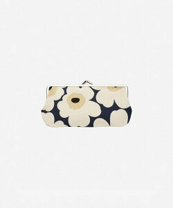 Marimekko Mini Unikko Silmalasikukkaro がま口ポーチ マリメッコ 財布・ポーチ・ケース ポーチ ホワイト【送料無料】