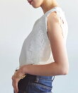 華やかレース切り替えフレンチスリーブTシャツ