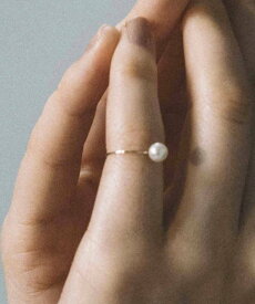 les bon bon les bon bon/pearl ring パールリング K10 10K ジュエリー ギフト ルボンボン セットアップセブン アクセサリー・腕時計 リング・指輪 ゴールド【送料無料】