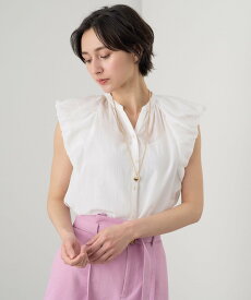 【SALE／40%OFF】ANAYI ライトローンパフスリーブ ブラウス アナイ トップス シャツ・ブラウス ホワイト ピンク グリーン ブラック【送料無料】