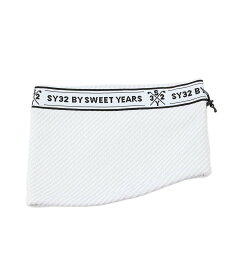 【SALE／10%OFF】SY32 by SWEET YEARS SY32 by SWEET YEARS/(U)【73】【SY32】TWILL QUARTER FACE NW レアリゼ ファッション雑貨 マフラー・ストール・ネックウォーマー グレー ホワイト【送料無料】