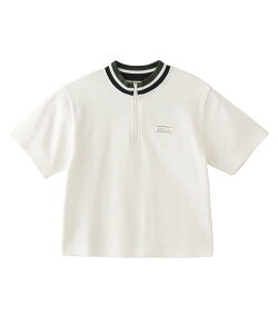 �ySALE�^30%OFF�zX-girl STRIPED RIB HALF ZIP TOP �G�b�N�X�K�[�� �g�b�v�X �J�b�g�\�[�ET�V���c �z���C�g �u���b�N�y���������z