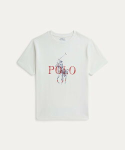 POLO RALPH LAUREN (�{�[�C�Y 8��~20��)Big Pony �R�b�g�� �W���[�W�[ T�V���c �����t���[���� �g�b�v�X �J�b�g�\�[�ET�V���c �z���C�g�y���������z
