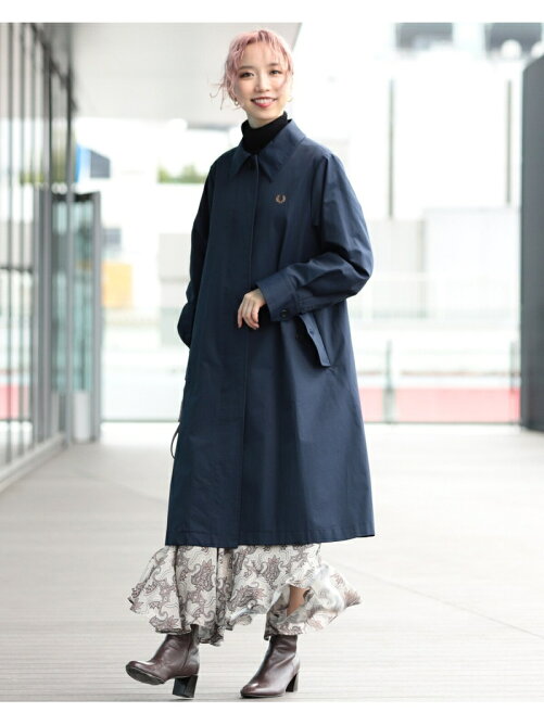 Beams Women Fred Perry Ray Beams 別注 オーバー コート Rakuten Fashion 楽天ファッション 旧楽天ブランドアベニュー Dj2296
