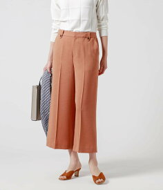 【SALE／50%OFF】NEWYORKER WOMEN 【ウォッシャブル】トリアセテートポリエステル ガウチョパンツ ニューヨーカー パンツ スラックス・ドレスパンツ オレンジ【送料無料】