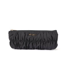 Francfranc ギャザー ペン&アイグラスケース ペンケース デスク収納 文具 ポーチ フランフラン 財布・ポーチ・ケース ポーチ グレー