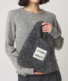 CITEN ＜CITEN＞キラキラミニバッグ シテン バッグ その他のバッグ ブラック ブルー シルバー