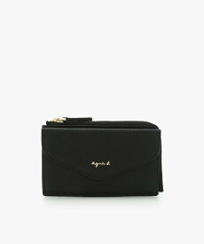 agnes b. VOYAGE レザーフラグメントケース "ava" TAW02-08 アニエスベー 財布・ポーチ・ケース 財布 ブラック【送料無料】