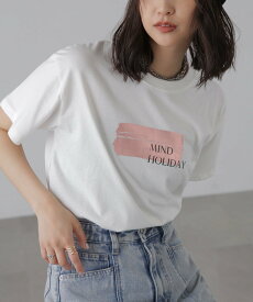 FREE'S MART 箔プリントTシャツ フリーズ マート トップス カットソー・Tシャツ ブラック【送料無料】