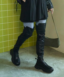 ySALE^40%OFFzMAISON SPECIAL Vibram Stretch Thigh High Boots ]XyV V[YEC u[c ubNyz