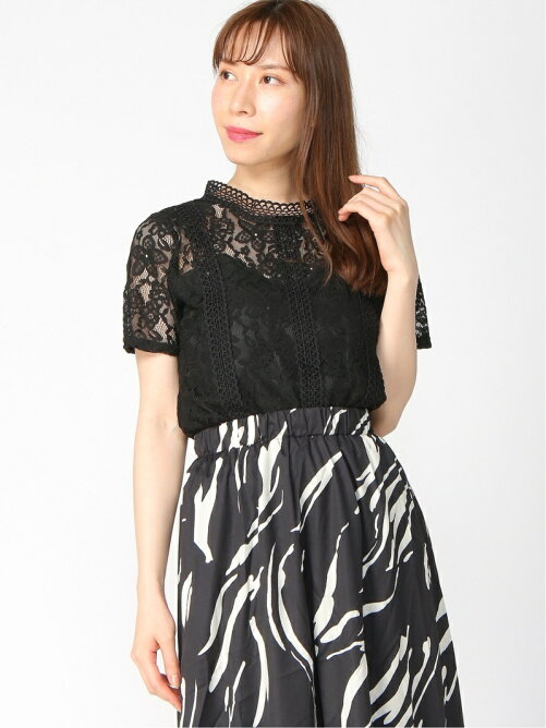 Anap Chille レースプチハイネック半袖レーストップス Rakuten Fashion 楽天ファッション 旧楽天 ブランドアベニュー 4298