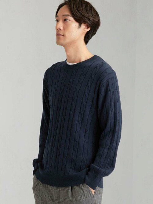 United Arrows Ltd Outlet Nm コットン カシミヤ ケーブル クルーネック ニット Rakuten Fashion 楽天ファッション 旧楽天ブランドアベニュー Bu5299
