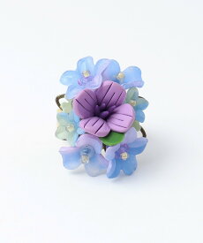 KU-CROISSANT 【COLLEEN TOLAND】 ブーケフラワーリング クークロワッサン アクセサリー・腕時計 リング・指輪 ピンク ホワイト パープル イエロー【送料無料】