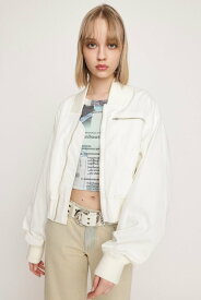 SLY CROPPED BOMBER ジャケット スライ ジャケット・アウター ブルゾン・ジャンパー ホワイト ブラック ネイビー【送料無料】