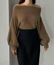 Louere オフショルシャギーニット
