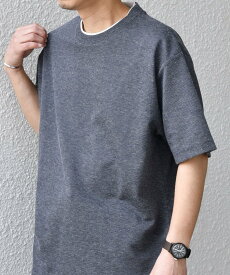 【SALE／40%OFF】SHIPS any 【WEB限定】SHIPS any: リネンライク メランジ 鹿の子 フェイク レイヤード Tシャツ◇ シップス トップス カットソー・Tシャツ ブラック ネイビー ベージュ